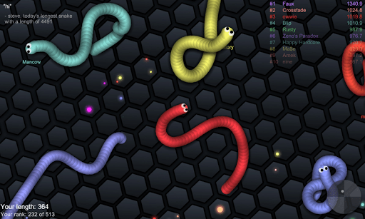 Screenshot slither.io
