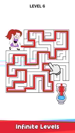 Screenshot Toilet Rush Race: Draw Puzzle