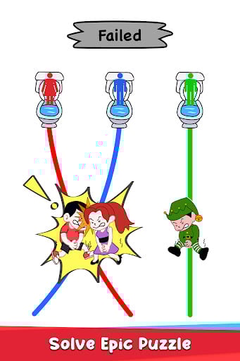 Screenshot Toilet Rush Race: Draw Puzzle