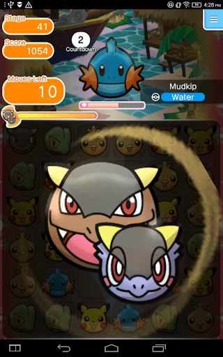 Screenshot Pokémon Shuffle Mobile